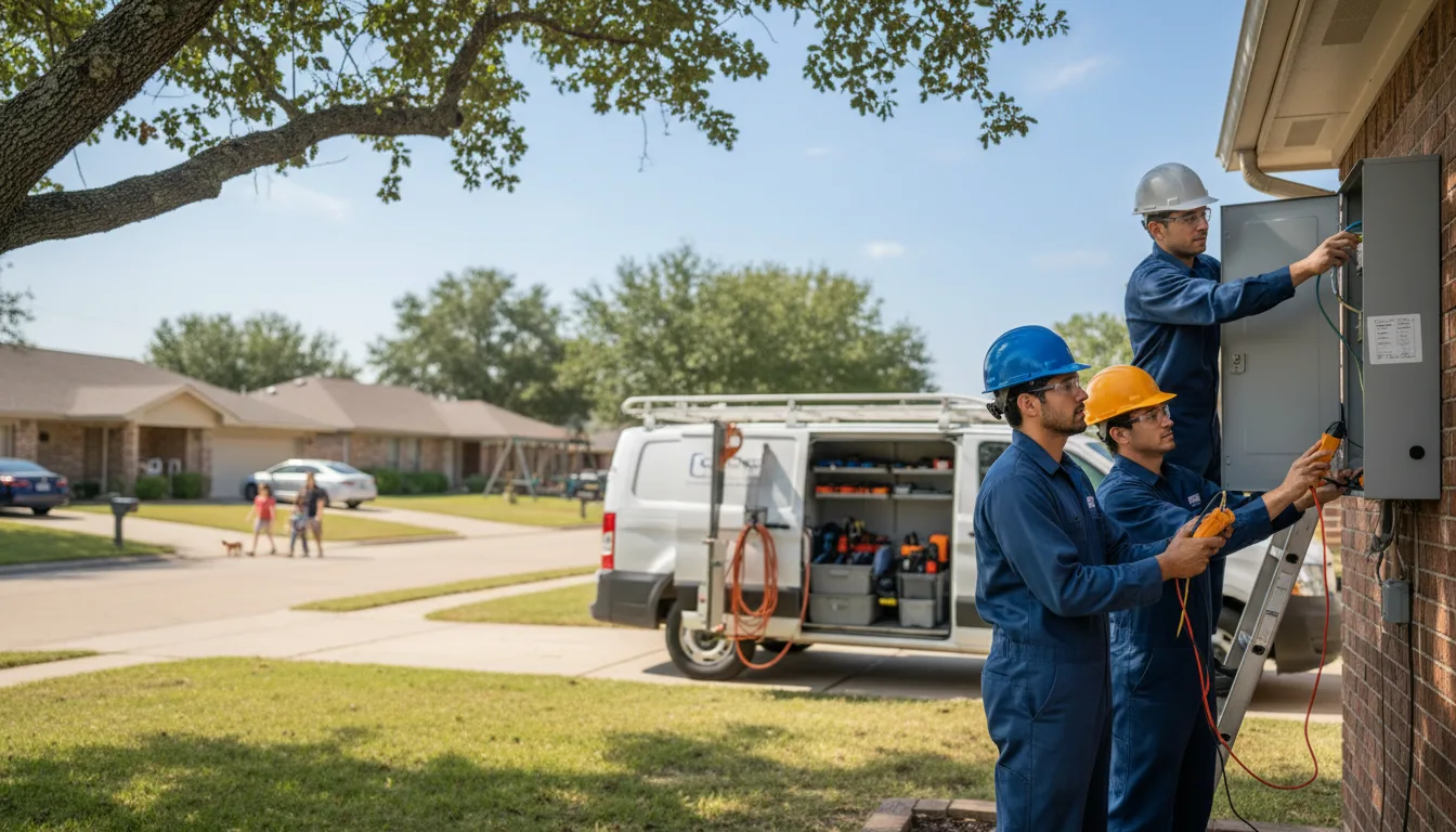 Certified electrician providing emergency electrical services in New Market, IN